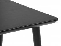 Oakywood Classic Desk Houten Bureau 100 x 50 cm - Zwart Massief Eiken