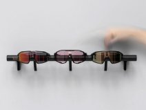 Tons Gear Organiser Bar D - 3 x Bril - Matt Black