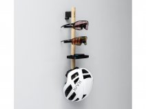 Tons Gear Organiser Rack F - Helm + 2 x Bril + Tray - Natural Oak