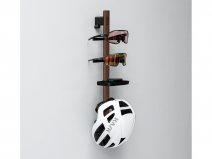 Tons Gear Organiser Rack F - Helm + 2 x Bril + Tray - Smoked Oak
