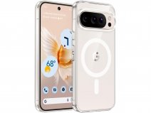 CaseMania Google Pixel 10 Pro hoesje Clear TPU Case MagSafe Qi2 Compatible