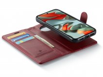 CaseMania 2in1 Bookcase MagSafe Qi2 Rood - Google Pixel 10 Pro XL Hoesje