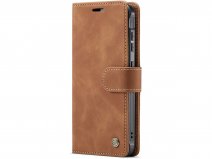 CaseMania 2in1 Bookcase MagSafe Qi2 Cognac - Google Pixel 10a Hoesje