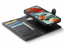 CaseMania 2in1 Bookcase MagSafe Qi2 Zwart - Google Pixel 10a Hoesje