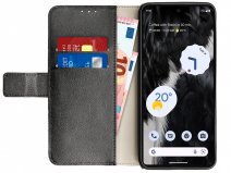 Just in Case Wallet Case Zwart - Google Pixel 7 Pro hoesje