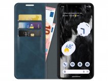 Just in Case Slim Wallet Case Blauw - Google Pixel 7a hoesje