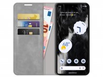 Just in Case Slim Wallet Case Grijs - Google Pixel 7a hoesje