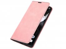 Just in Case Slim Wallet Case Roze - Google Pixel 7a hoesje