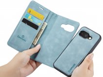 CaseMania 2in1 Magnetic Bookcase Aqua - Google Pixel 9a Hoesje