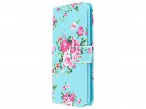 Bloemenprint Book Case - Honor 10 Lite hoesje