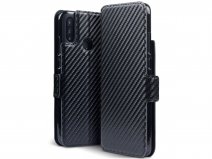 CaseBoutique Slim Wallet Case Carbon - Honor 10 Lite hoesje