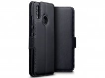 CaseBoutique Wallet Zwart Leer - Honor 10 Lite hoesje