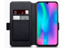 CaseBoutique Wallet Zwart Leer - Honor 10 Lite hoesje