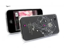 Frosted Crystals Elegant Case voor iPhone 4/4S