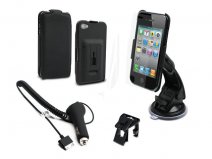 Muvit Car Pack Plus met Unieke Autohouder Case voor iPhone 4/4S