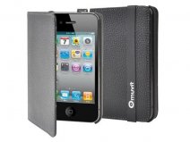 Muvit Luxe Leather Sideflip Case + Stylus iPhone 4