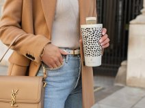 Burga Coffee Mug Almond Latte - Herbruikbare Koffiebeker Isolerend