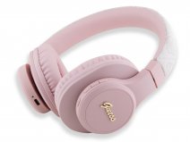 Guess 4G Monogram Bluetooth Over-Ear Koptelefoon - Roze