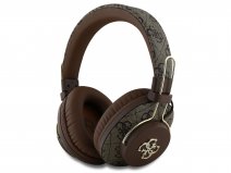 Guess Big 4G Monogram Bluetooth Over-Ear Koptelefoon - Bruin