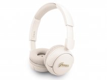 Guess Script Bluetooth On-Ear Koptelefoon - Beige