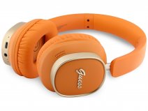 Guess Script Colorblock Bluetooth Over-Ear Koptelefoon - Oranje
