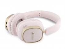 Guess Script Colorblock Bluetooth Over-Ear Koptelefoon - Roze