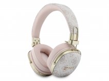 Guess Script Monogram Bluetooth Over-Ear Koptelefoon - Roze