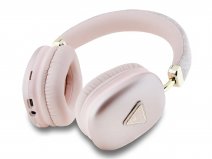 Guess Triangle Monogram Bluetooth Over-Ear Koptelefoon - Roze