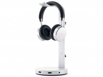 Satechi Aluminium Headphone Stand met USB-Hub - Zilver