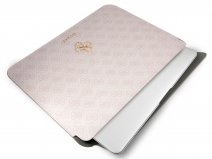 Guess Big 4G Monogram Laptop Sleeve Roze - MacBook 13