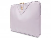 Guess Big 4G Pebbled Laptop Sleeve Paars - MacBook 13