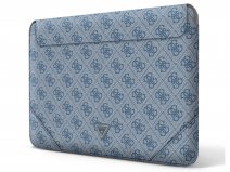Guess Monogram Triangle Sleeve Blauw - MacBook 13