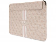 Guess Varsity Monogram Laptop Sleeve Roze - MacBook 13