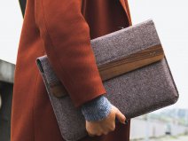 Woodcessories EcoPouch Wol & Hout - MacBook Sleeve 15