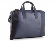 Calvin Klein Elevated Logo Laptop Bag Laptoptas Blauw