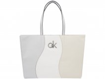 Calvin Klein Laptop Tote Patchwork - Shopper met Laptopvak