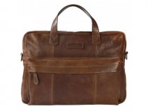 Castelijn & Beerens René Laptoptas tot 15,6 inch (Cognac)