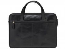 dbramante1928 Silkeborg Leather Slim Laptop Bag Zwart - 13