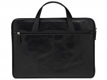 dbramante1928 Silkeborg Leather Slim Laptop Bag Zwart - 15