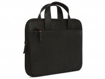 Decoded Slim Bag Zwart - Leren Laptoptas tot 15 inch