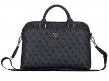 Guess Triangle Monogram Laptop Bag Laptoptas tot 16 inch - Grijs