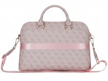 Guess Triangle Monogram Laptop Bag Laptoptas tot 16 inch - Roze