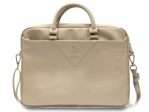 Guess Big 4G Pebbled Laptop Bag Goud - Laptoptas tot 16 inch