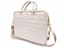 Guess Quilted Laptop Bag Roze - Laptoptas tot 15 inch