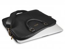Guess Saffiano Laptop Bag Zwart - Laptoptas tot 15 inch