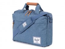 Herschel Clark Messenger Laptoptas tot 15 inch (Navy Crosshatch)