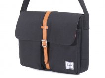 Herschel Columbia Messenger Laptoptas tot 15 inch (Black/Tan)