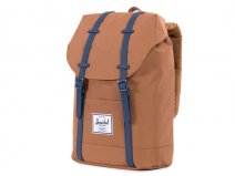 Herschel Retreat Rugzak met 15 inch Laptopvak (Caramel/Navy)