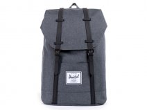 Herschel Retreat Rugzak met 15 inch Laptopvak (Charcoal Crosshatch)