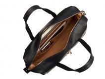 Knomo Curzon Laptoptas Leather Shoulder Tote (Navy)